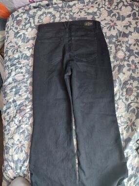 Nanette Lepore Black Straight-Leg Jeans